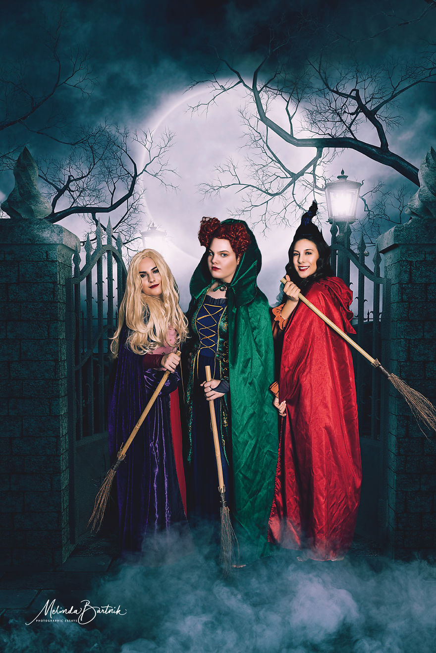 I Took 3 Of My High School Models And Did A Hocus Pocus Inspired Shoot