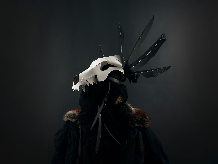 I've Been Making My Halloween Costumes Out Of Paper For The Past 6 Years