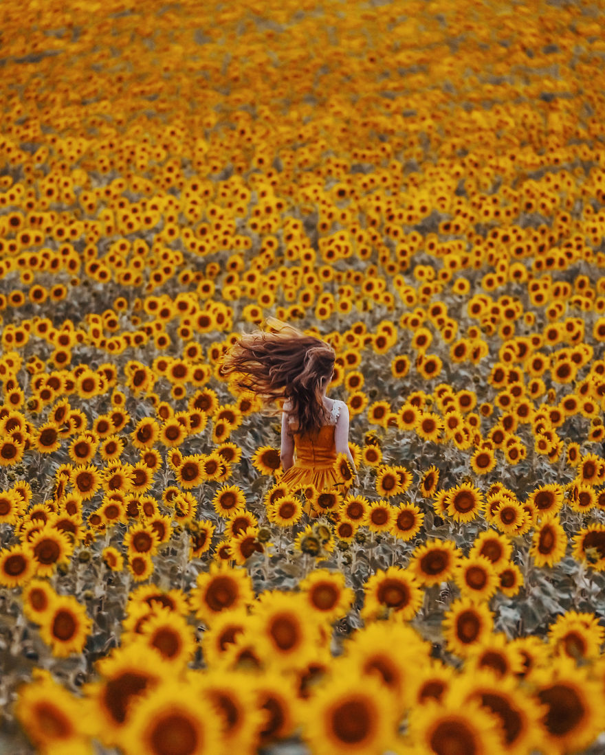 I Travel The World To Photograph Girls In Dresses Against Backgrounds Of The Most Beautiful Places (Again)