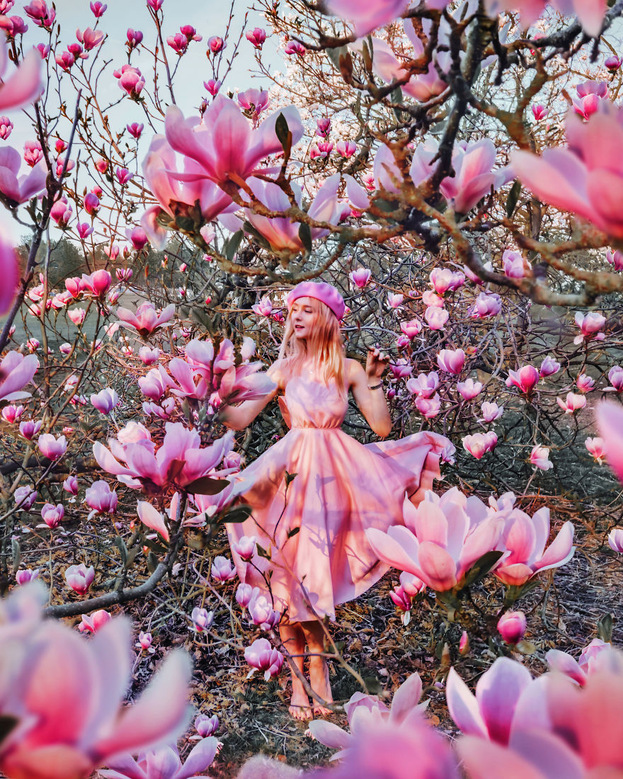 I Travel The World To Photograph Girls In Dresses Against Backgrounds Of The Most Beautiful Places (Again)