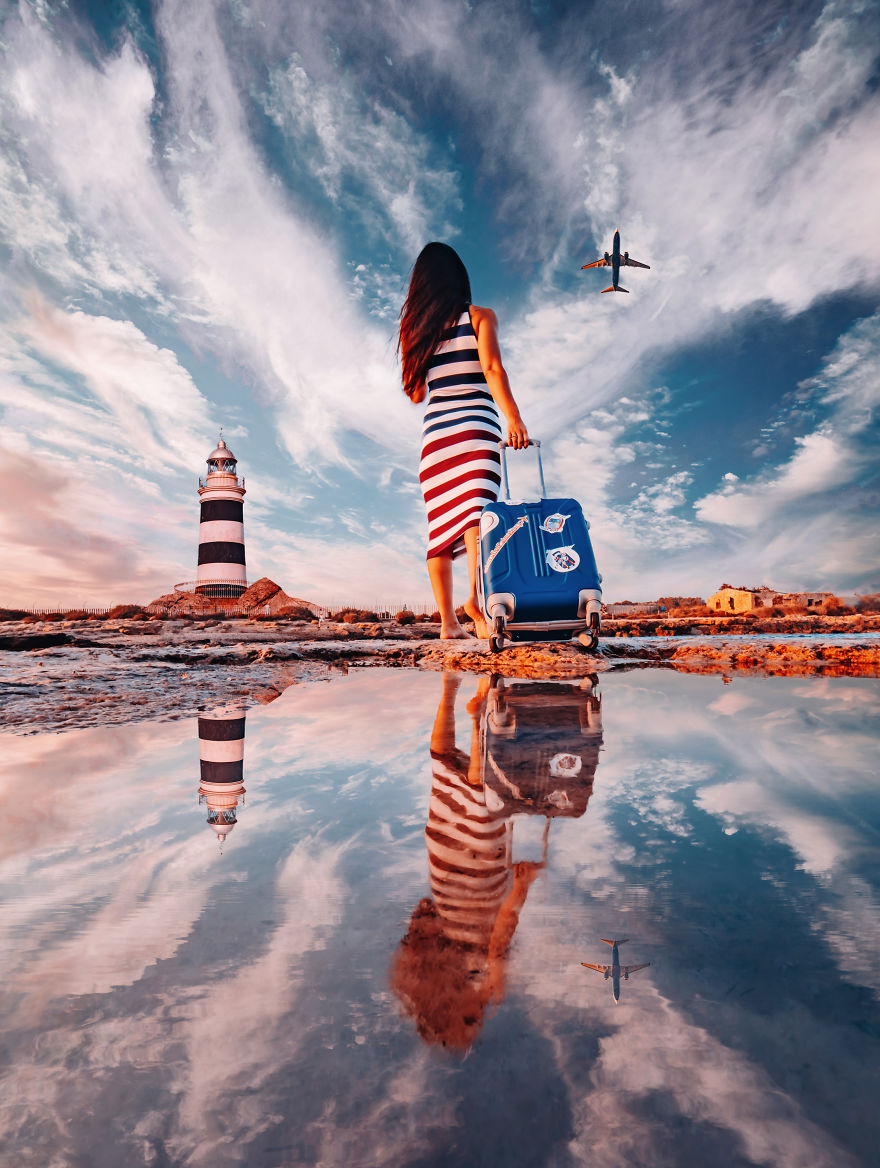 I Travel The World To Photograph Girls In Dresses Against Backgrounds Of The Most Beautiful Places (Again)