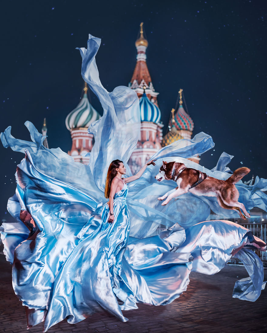 I Travel The World To Photograph Girls In Dresses Against Backgrounds Of The Most Beautiful Places (Again)