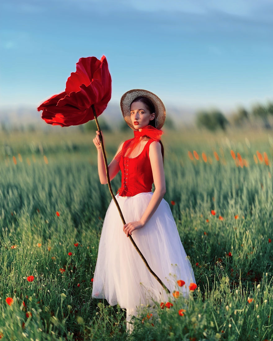 I Travel The World To Photograph Girls In Dresses Against Backgrounds Of The Most Beautiful Places (Again)