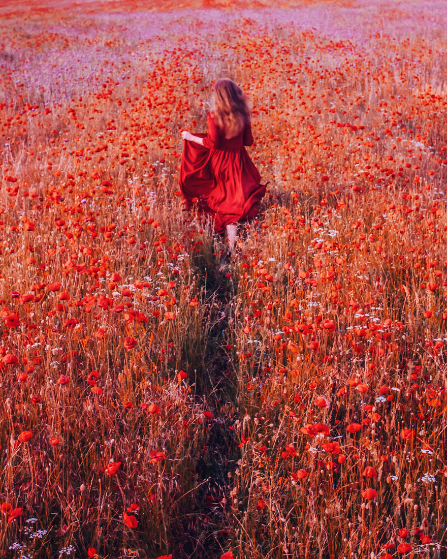 I Travel The World To Photograph Girls In Dresses Against Backgrounds Of The Most Beautiful Places (Again)