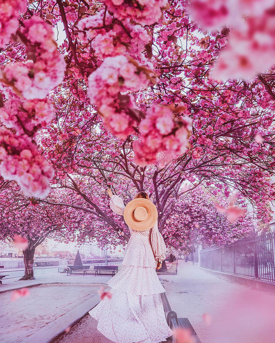 I Travel The World To Photograph Girls In Dresses Against Backgrounds Of The Most Beautiful Places (Again)