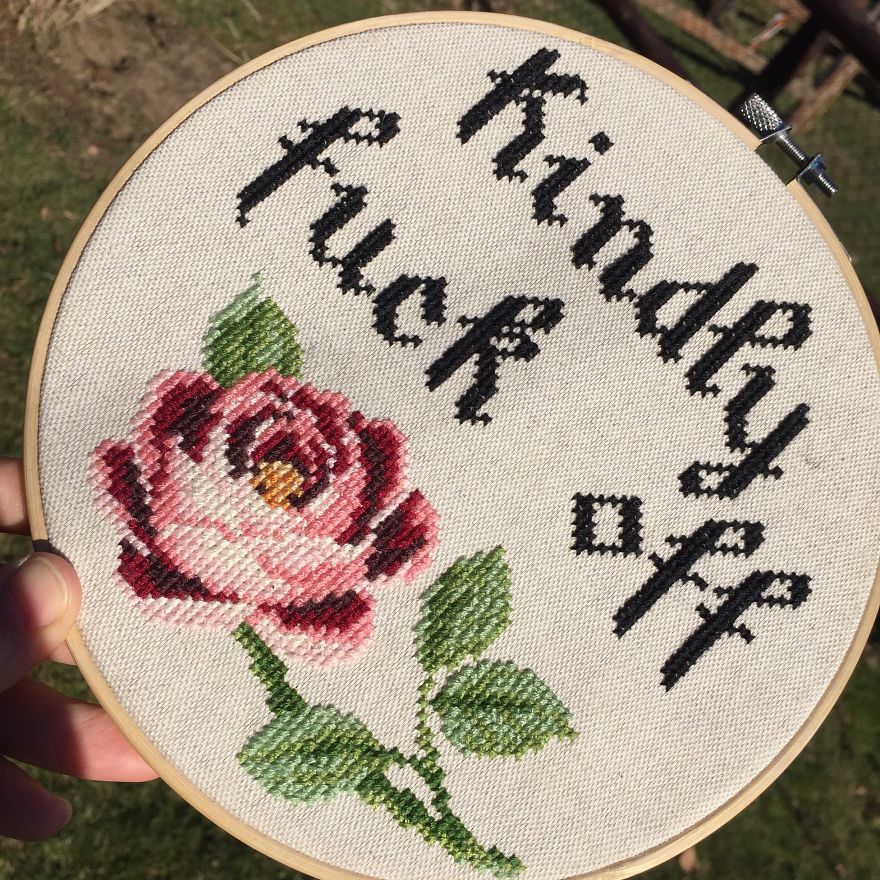 I Am A Cross Stitch Designer And You're Going To Love My Funny Designs