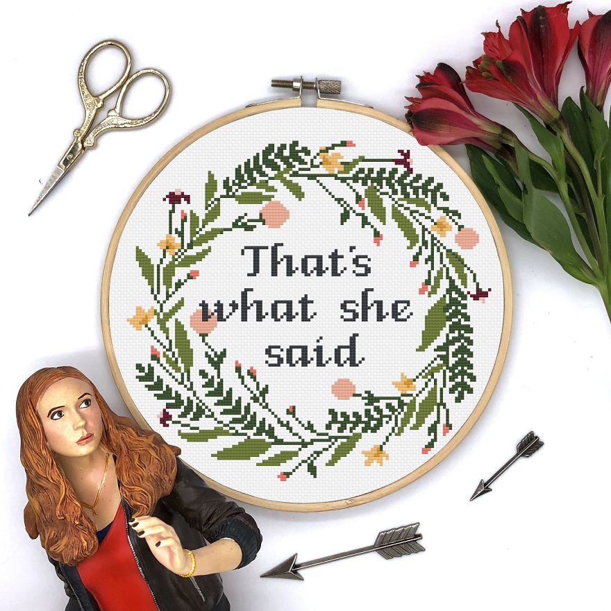 I Am A Cross Stitch Designer And You're Going To Love My Funny Designs