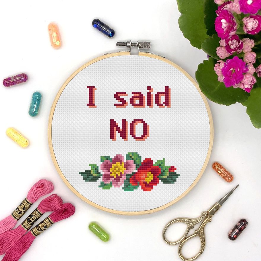 I Am A Cross Stitch Designer And You're Going To Love My Funny Designs
