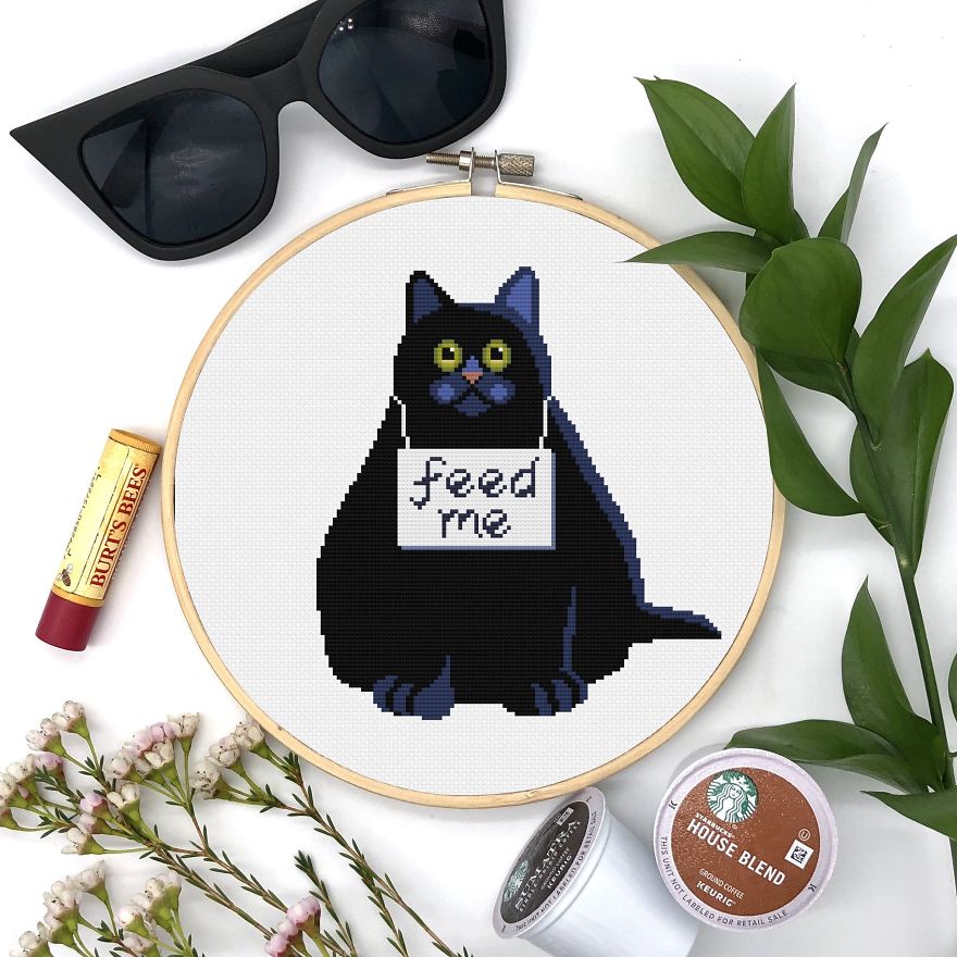 I Am A Cross Stitch Designer And You're Going To Love My Funny Designs