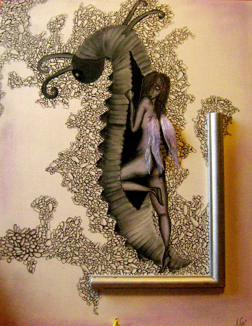 I Am Making Pictures To Show What Is Behind My Eyelids