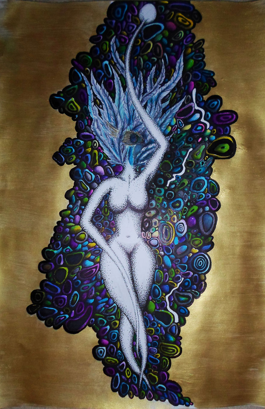 I Am Making Pictures To Show What Is Behind My Eyelids