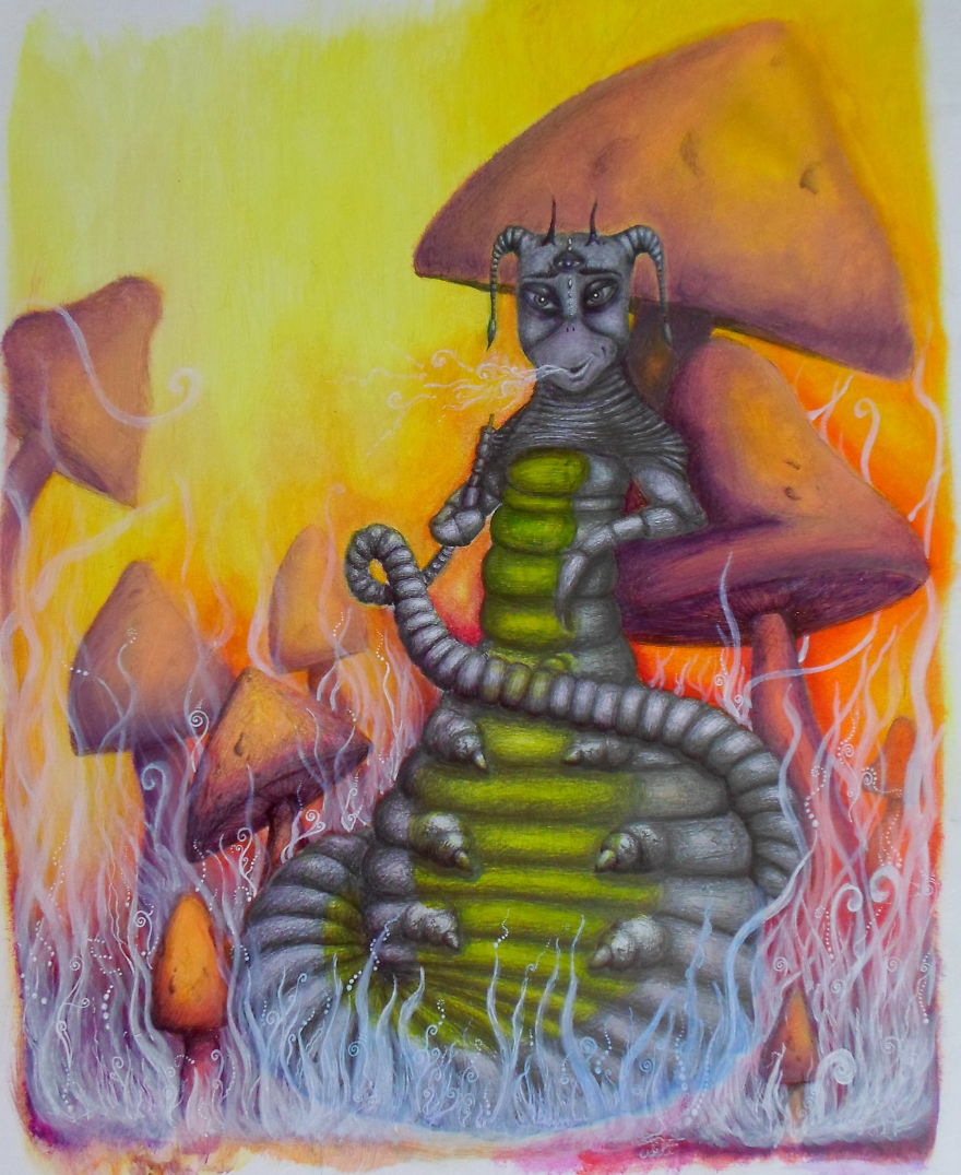 I Am Making Pictures To Show What Is Behind My Eyelids