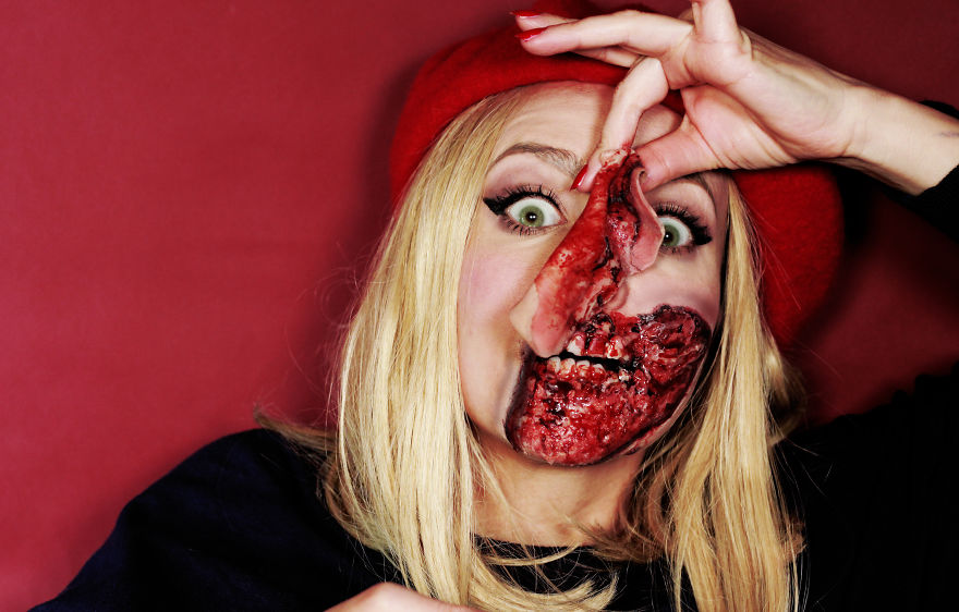 I Create Creepy And Creative Make-UPS