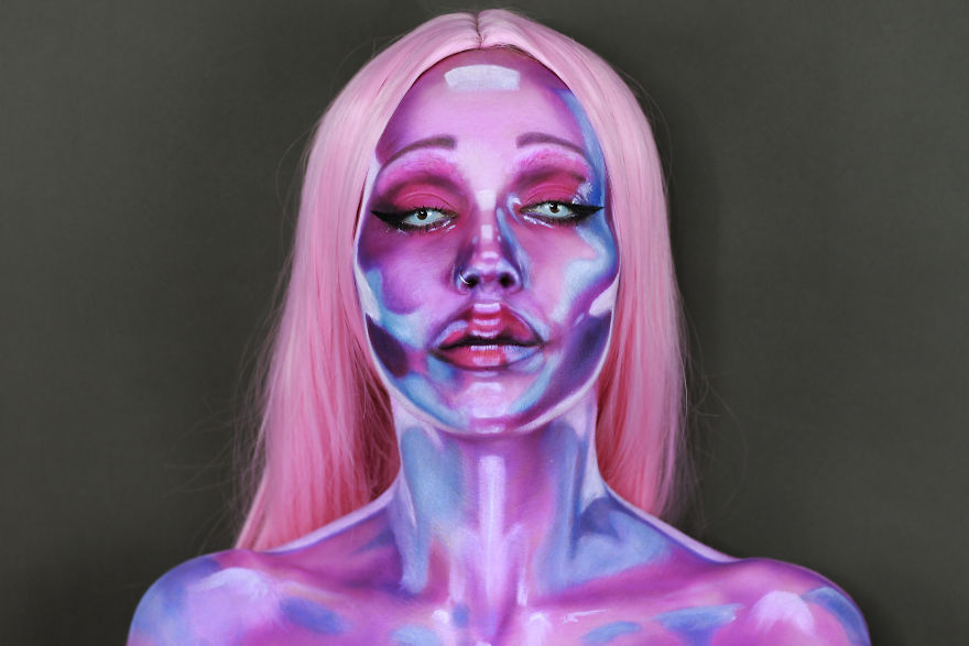 I Create Creepy And Creative Make-UPS