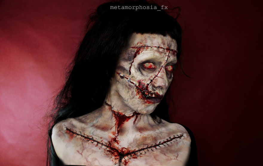 I Create Creepy And Creative Make-UPS