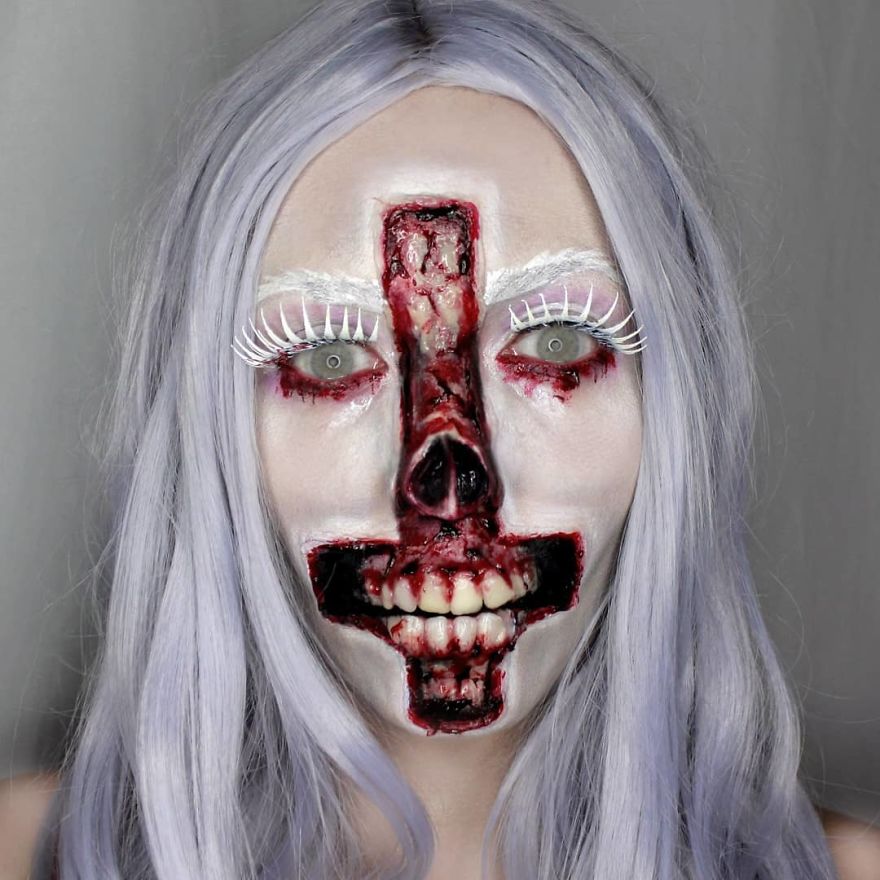 I Create Creepy And Creative Make-UPS