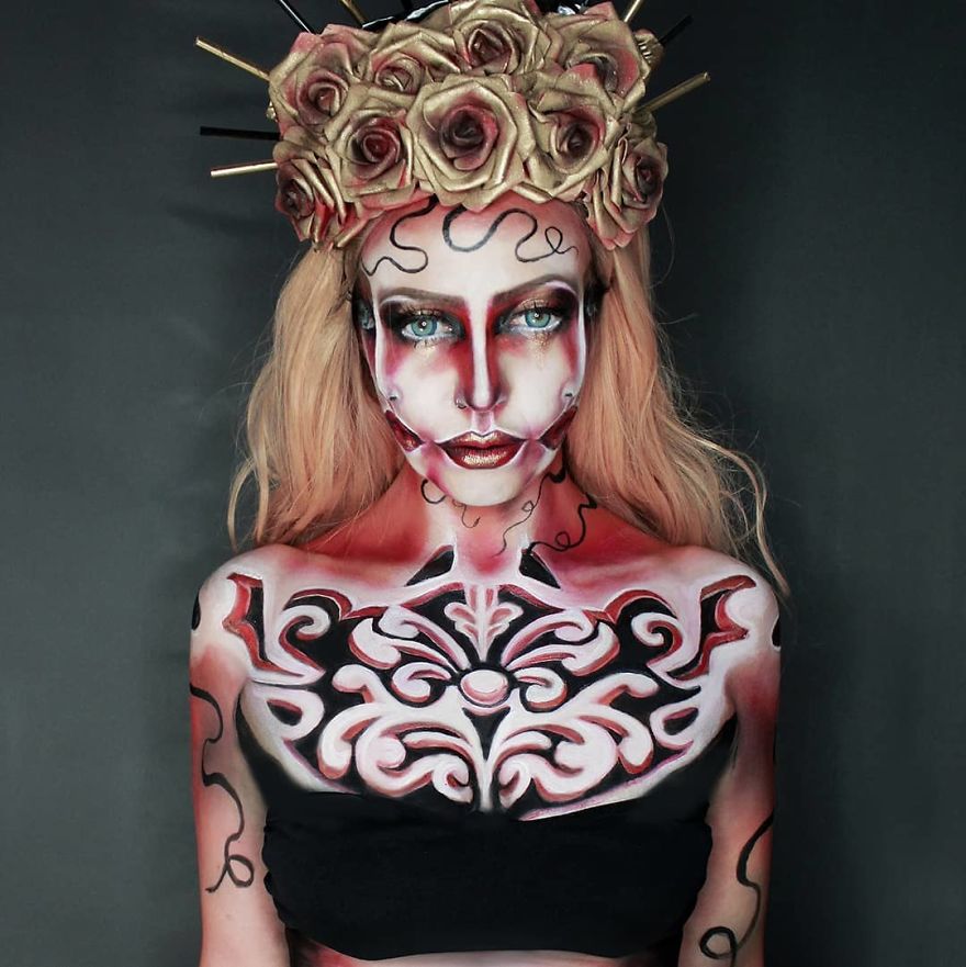 I Create Creepy And Creative Make-UPS