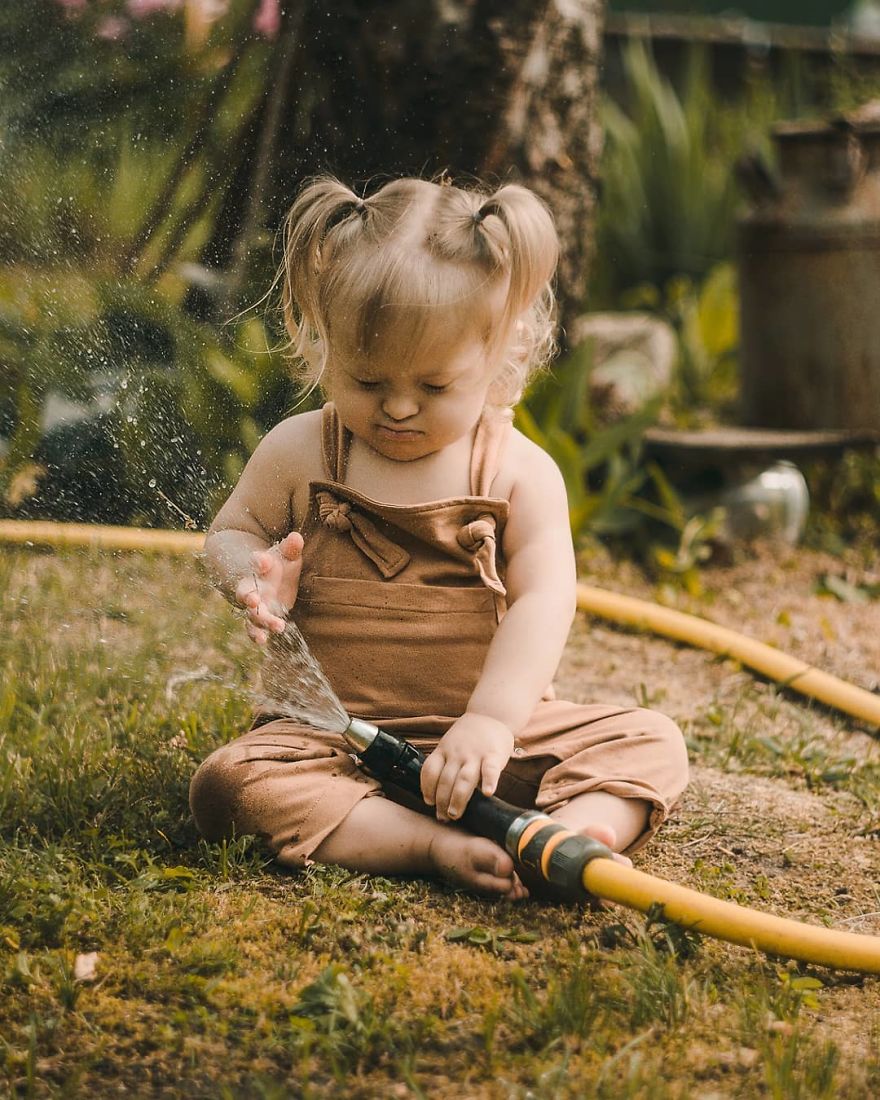 I Design Costumes And Flower Crowns To Photoshoot My Adorable Adopted Girl With Down Syndrome.