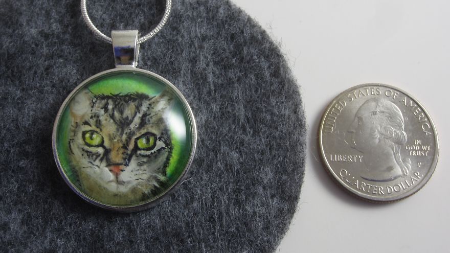 I Hand Paint 1-Inch Pet Portraits (20 Pics)