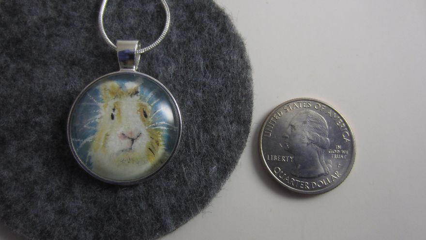 I Hand Paint 1-Inch Pet Portraits (20 Pics) I Hand Paint 1-Inch Pet Portraits (20 Pics)