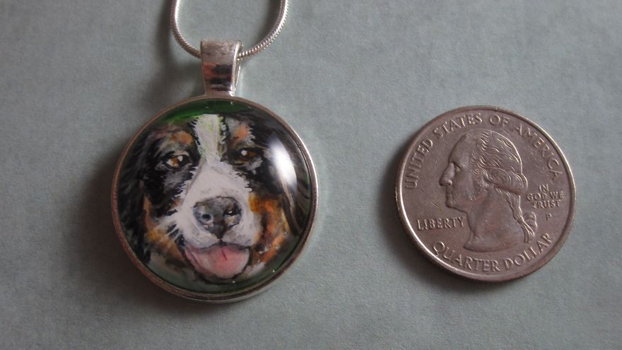 I Hand Paint 1-Inch Pet Portraits (20 Pics) I Hand Paint 1-Inch Pet Portraits (20 Pics)