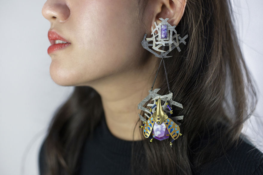 Our 26 Pics Of An Intricate Jewelry Series Made Almost Entirely From Paper