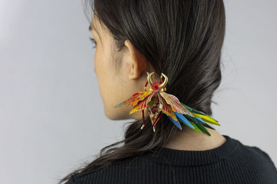 Our 26 Pics Of An Intricate Jewelry Series Made Almost Entirely From Paper