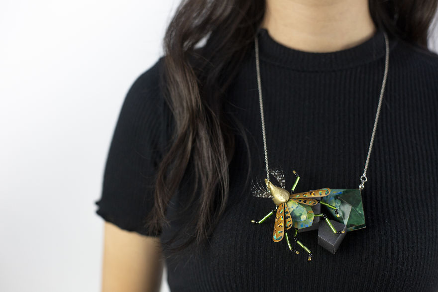 Our 26 Pics Of An Intricate Jewelry Series Made Almost Entirely From Paper