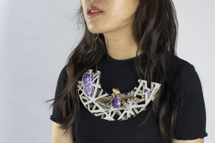 Our 26 Pics Of An Intricate Jewelry Series Made Almost Entirely From Paper