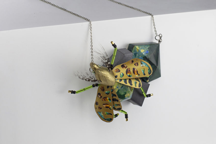 Our 26 Pics Of An Intricate Jewelry Series Made Almost Entirely From Paper