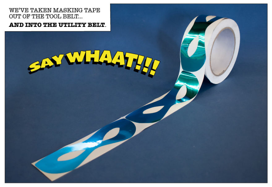 Literal 'Masking Tape' For Instant Superheroes Literal 'Masking Tape' For Instant Superheroes