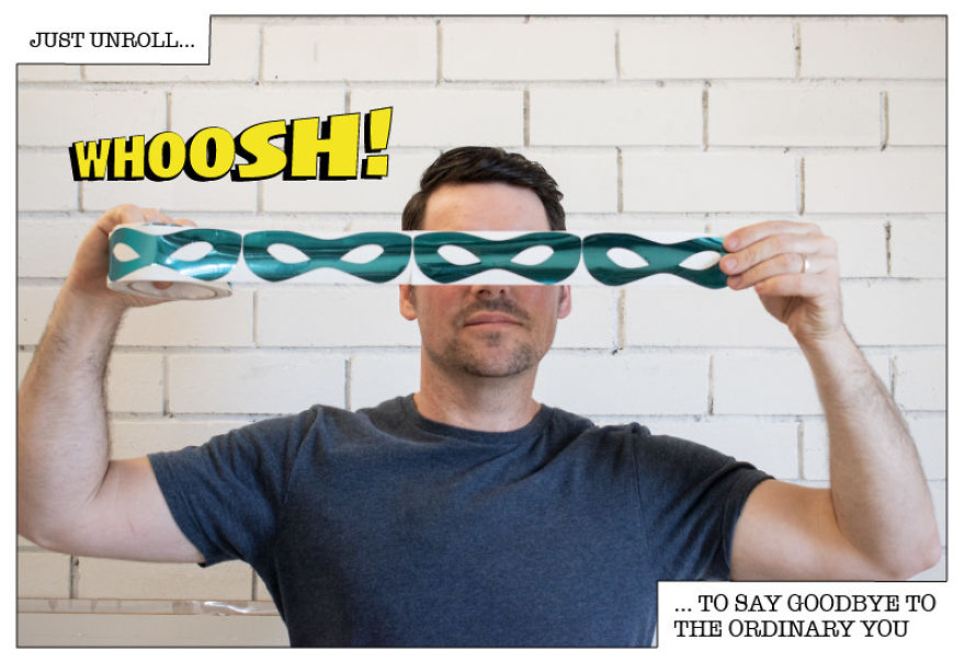 Literal 'Masking Tape' For Instant Superheroes