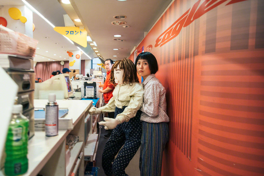 My 12 New Self-Portraits With A Scarecrow To Raise Awareness Of Depopulation Problems In Japan My 12 New Self-Portraits With A Scarecrow To Raise Awareness Of Depopulation Problems In Japan