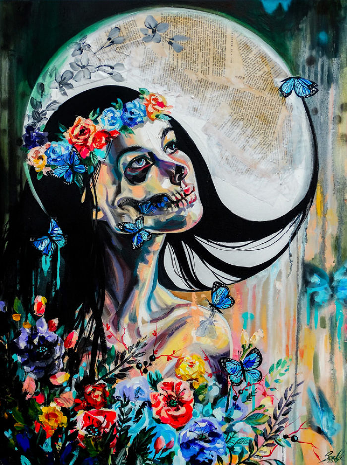 My Woman Portraits From The Last Two Years With Some Halloween, Creepy Twists