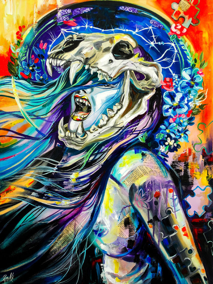 My Woman Portraits From The Last Two Years With Some Halloween, Creepy Twists