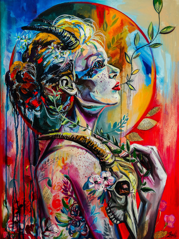 My Woman Portraits From The Last Two Years With Some Halloween, Creepy Twists