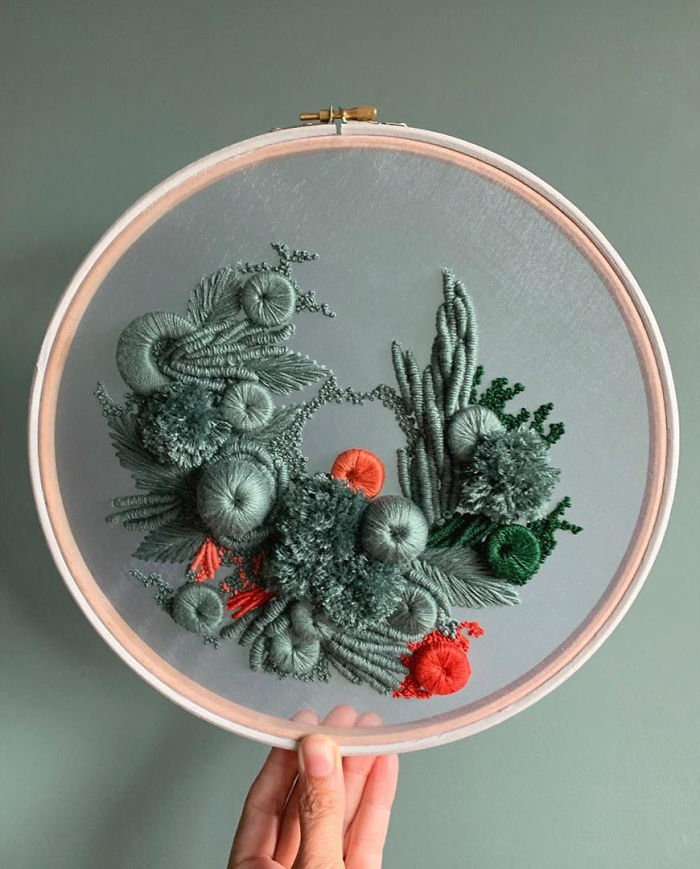 My Three-Dimensional Embroideries Inspired By Oceanic And Botanical Forms My Three-Dimensional Embroideries Inspired By Oceanic And Botanical Forms