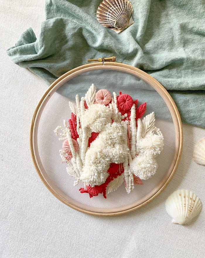 My Three-Dimensional Embroideries Inspired By Oceanic And Botanical Forms My Three-Dimensional Embroideries Inspired By Oceanic And Botanical Forms