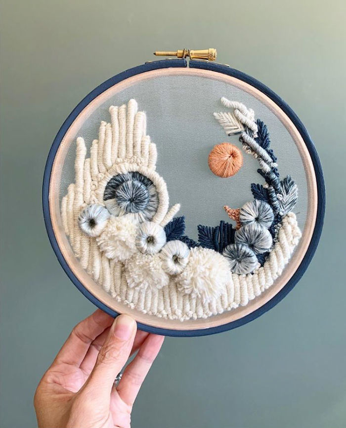 My Three-Dimensional Embroideries Inspired By Oceanic And Botanical Forms My Three-Dimensional Embroideries Inspired By Oceanic And Botanical Forms