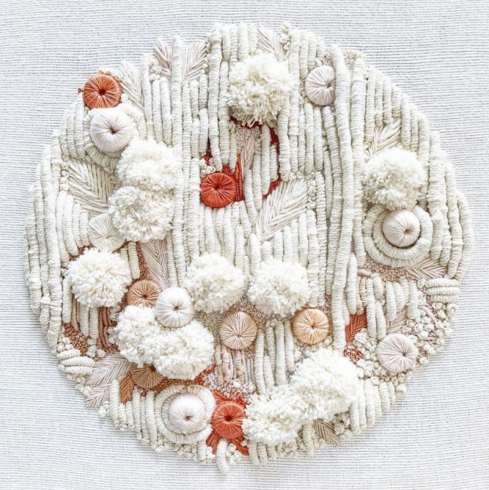 My Three-Dimensional Embroideries Inspired By Oceanic And Botanical Forms My Three-Dimensional Embroideries Inspired By Oceanic And Botanical Forms