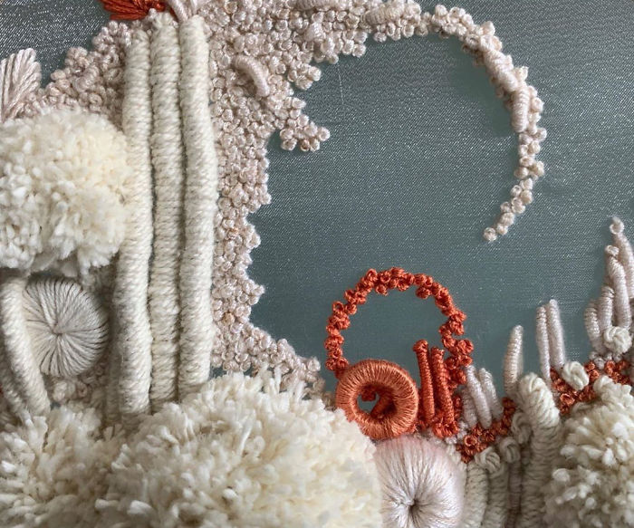 My Three-Dimensional Embroideries Inspired By Oceanic And Botanical Forms My Three-Dimensional Embroideries Inspired By Oceanic And Botanical Forms