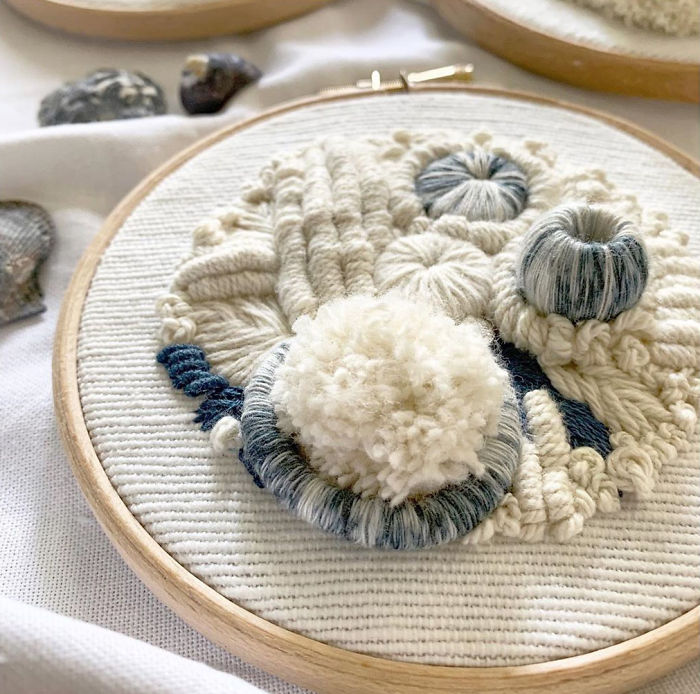 My Three-Dimensional Embroideries Inspired By Oceanic And Botanical Forms My Three-Dimensional Embroideries Inspired By Oceanic And Botanical Forms