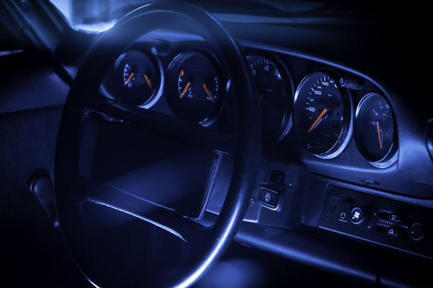 'neon' Porsche Shoot Inspired By 'Drive'