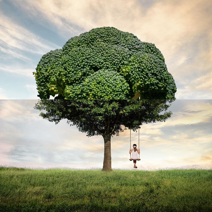 This Artist Combines Photographs To Create Surreal Scenes From Everyday Life