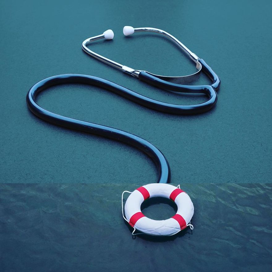 This Artist Combines Photographs To Create Surreal Scenes From Everyday Life