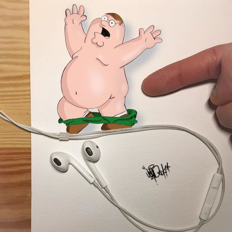This Artist Makes His 3D Drawings Jump Off The Paper
