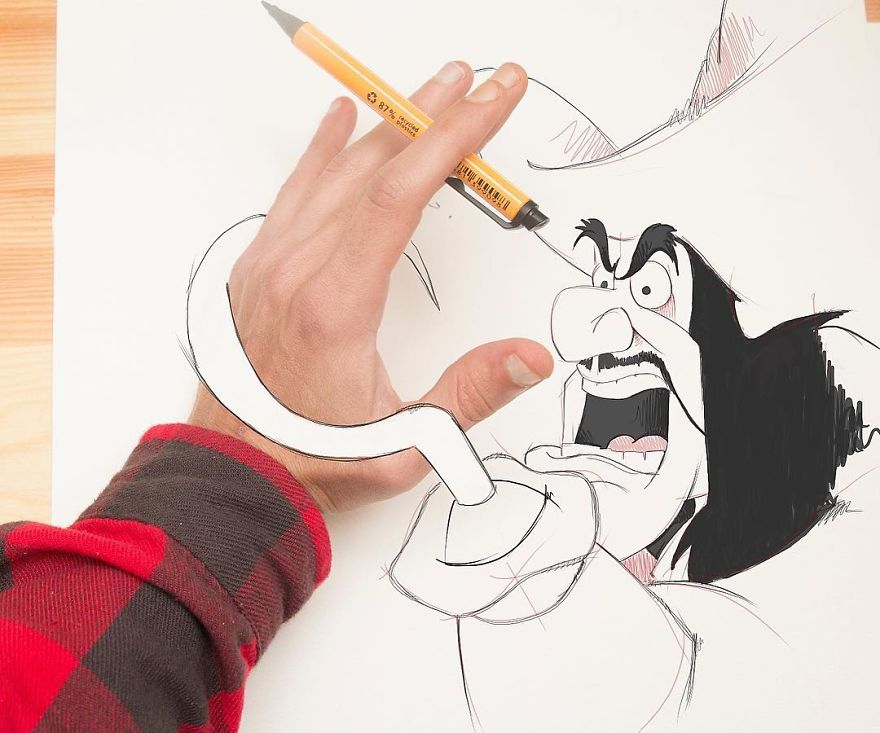 This Artist Makes His 3D Drawings Jump Off The Paper