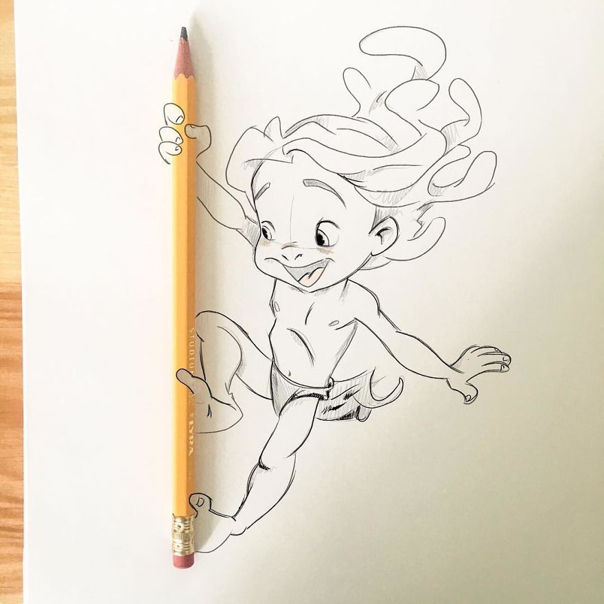 This Artist Makes His 3D Drawings Jump Off The Paper