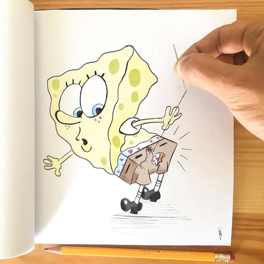 This Artist Makes His 3D Drawings Jump Off The Paper