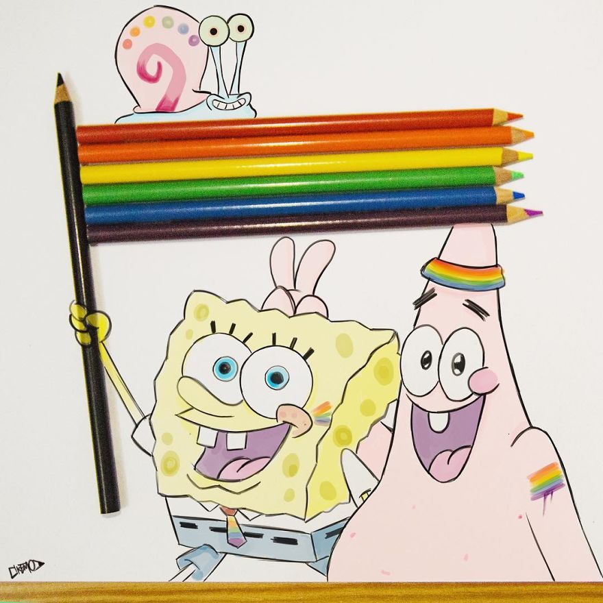 This Artist Makes His 3D Drawings Jump Off The Paper